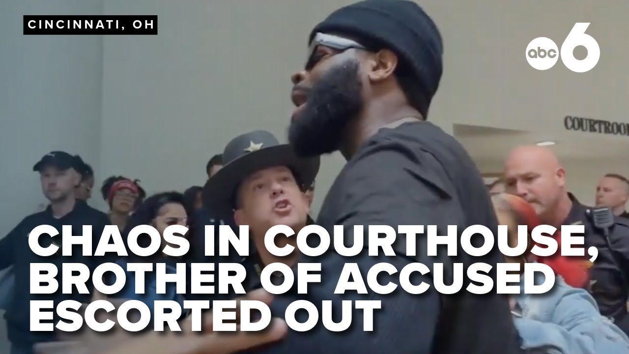 Chaos inside courthouse during bond hearing Rodney Hinton Jr., accused of killing retired deputy
