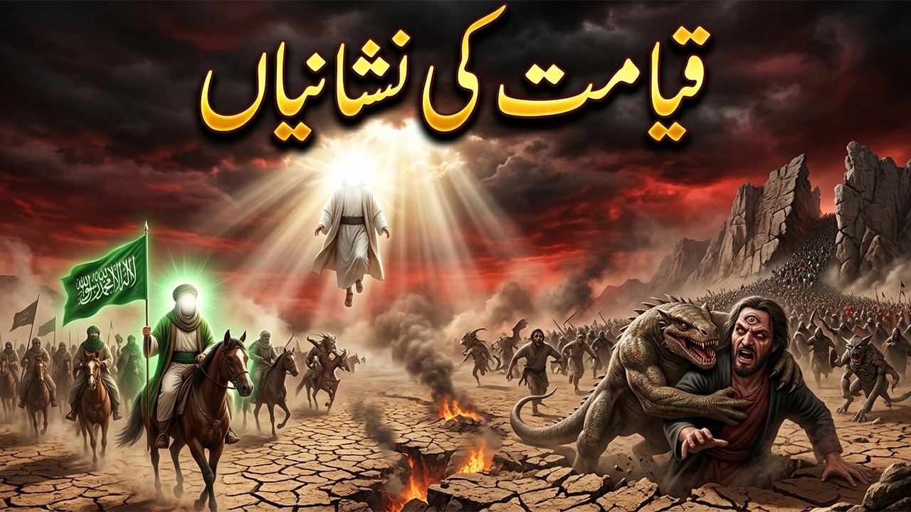 Qayamat Ki Bari Nishaniyan | Dajjal, Imam Mehdi, Isa (AS), Yajuj Majuj aur Dabbat-ul-Ard