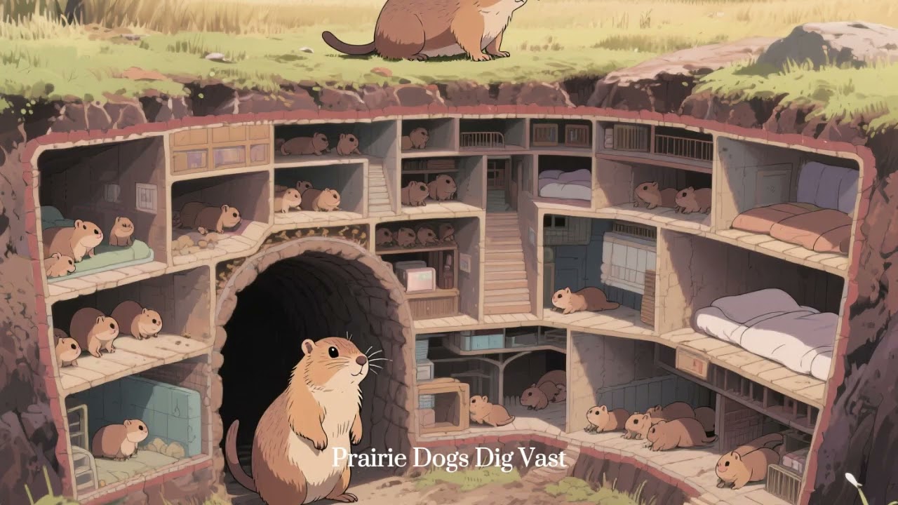 The Hidden Village of Animal Builders