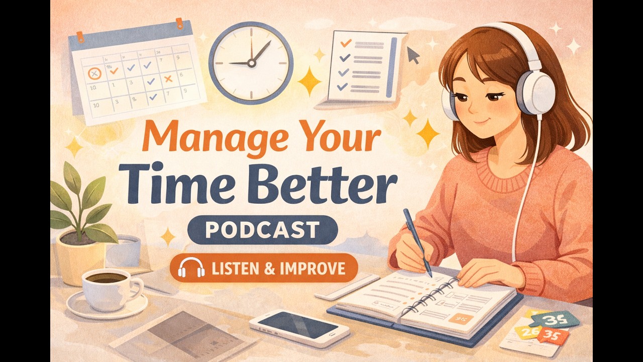 Learn to Manage Your Time Better | English Listening Practice Podcast