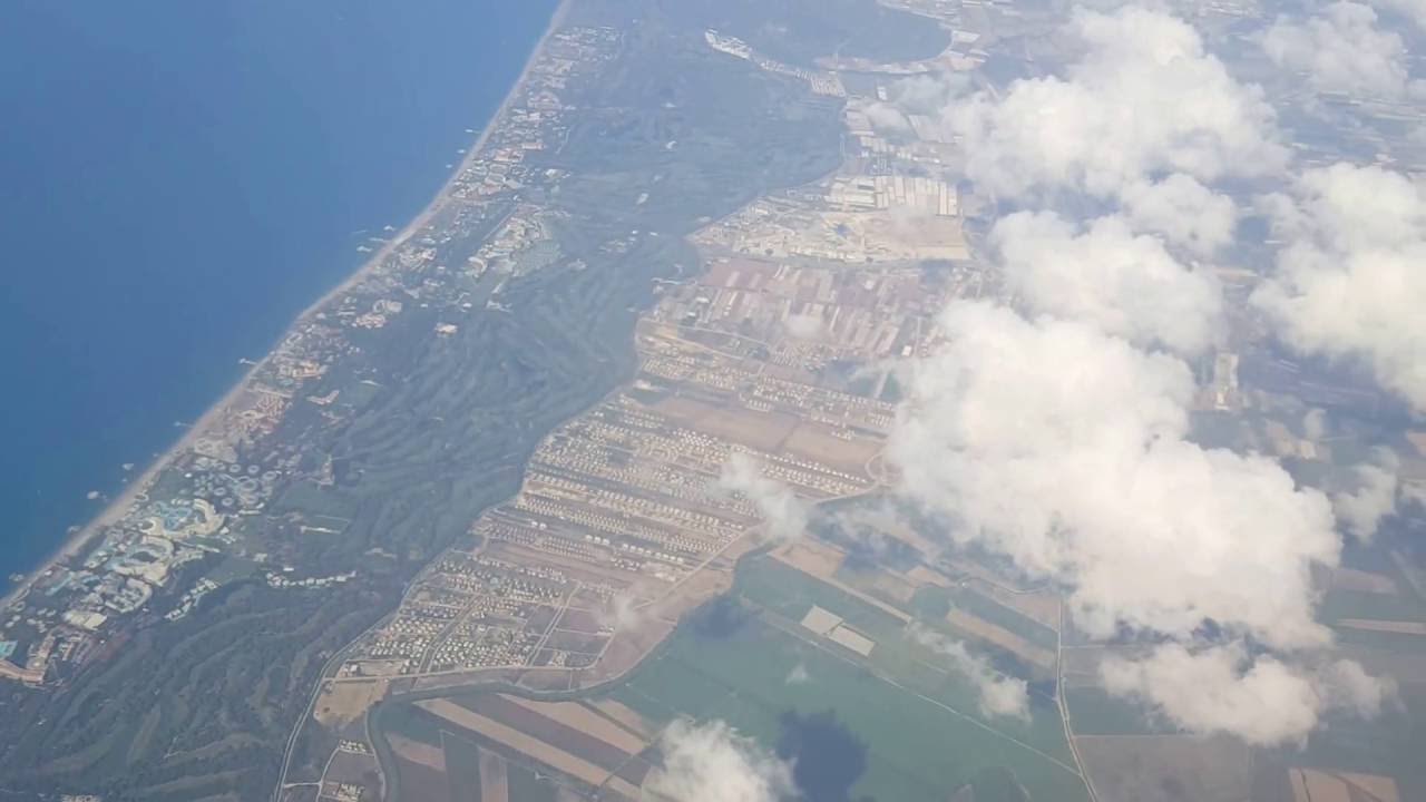 Vzlet lietadla - Antalya Turecko