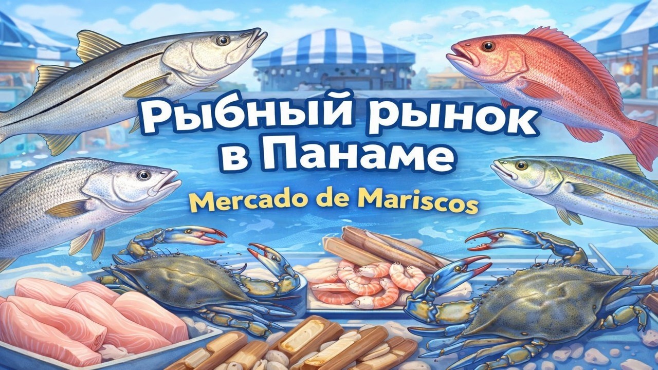 Рыбный рынок в Панама-сити! Вкусно и интересно!