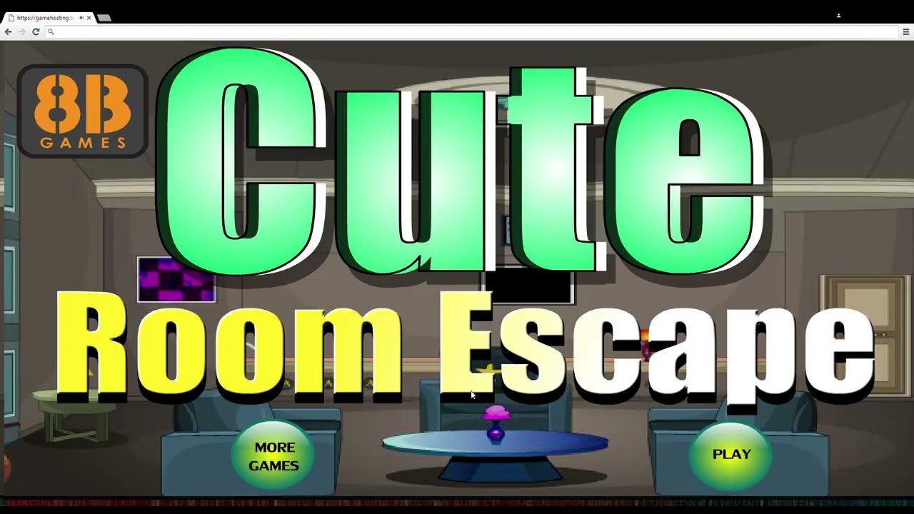 Cute Room Escape WALKTHROUGH (8BGames) #yosoydelos7mil