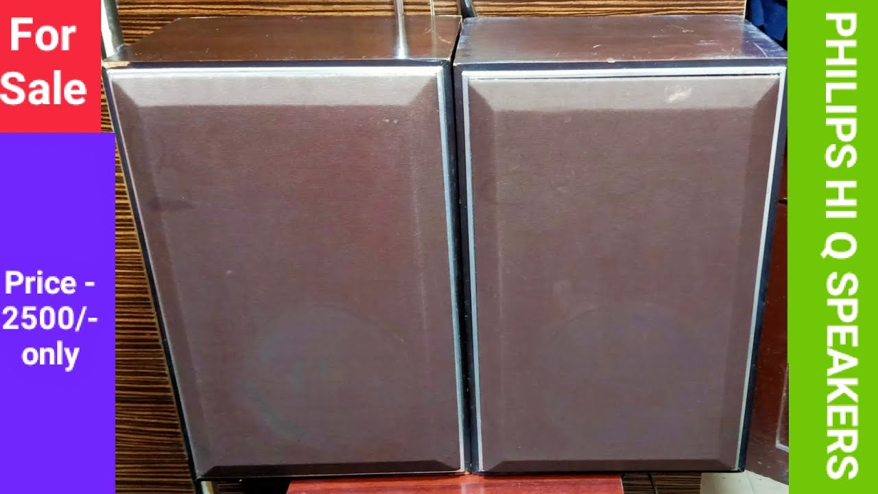 Rs - 2500/- only PHILIPS HI Q SPEAKERS Nice Sound Quality Contact No - 8750424840