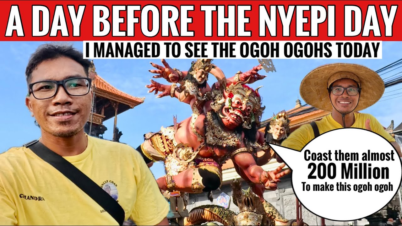 A day before the Silet day in Bali ( Nyepi ) Great content!