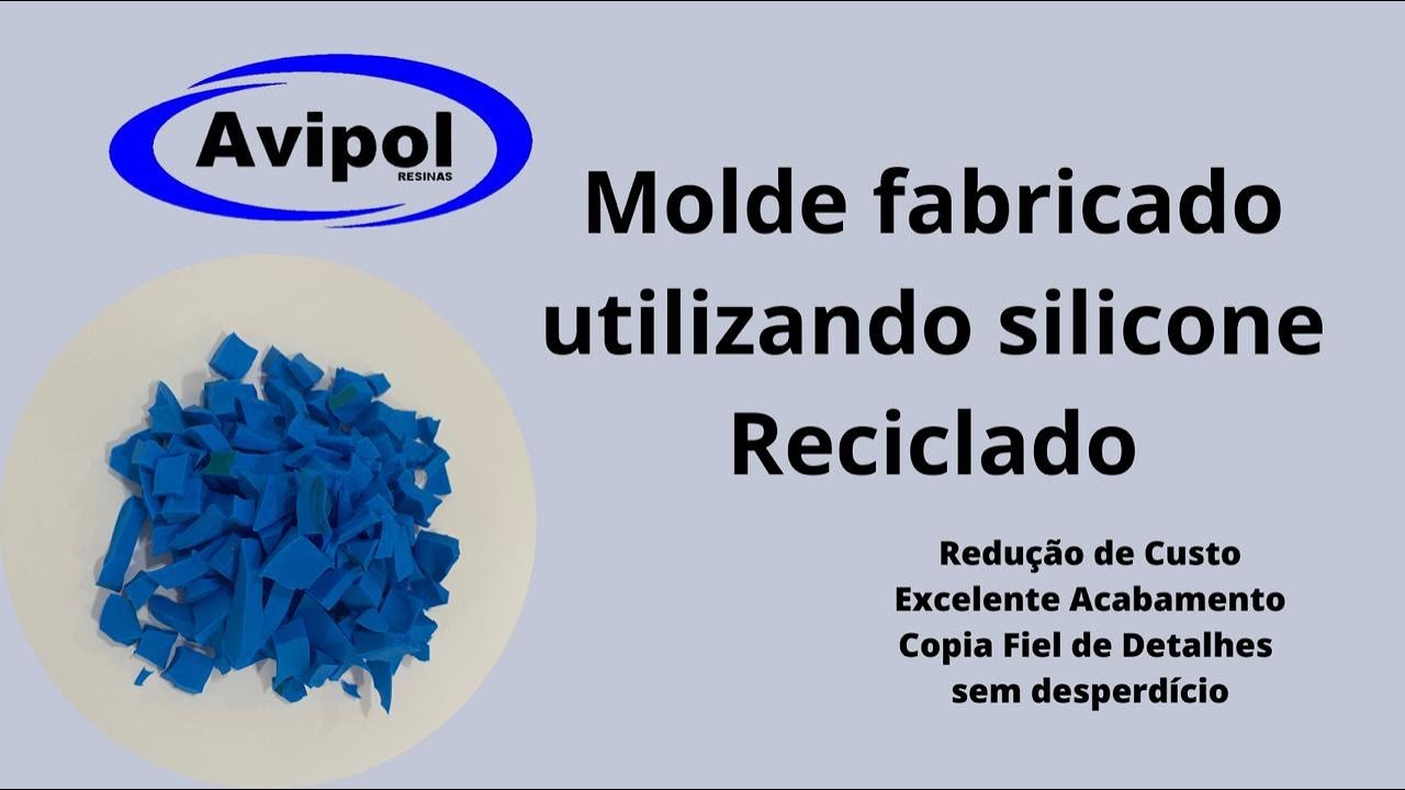 Fabricando molde com Silicone Reciclado