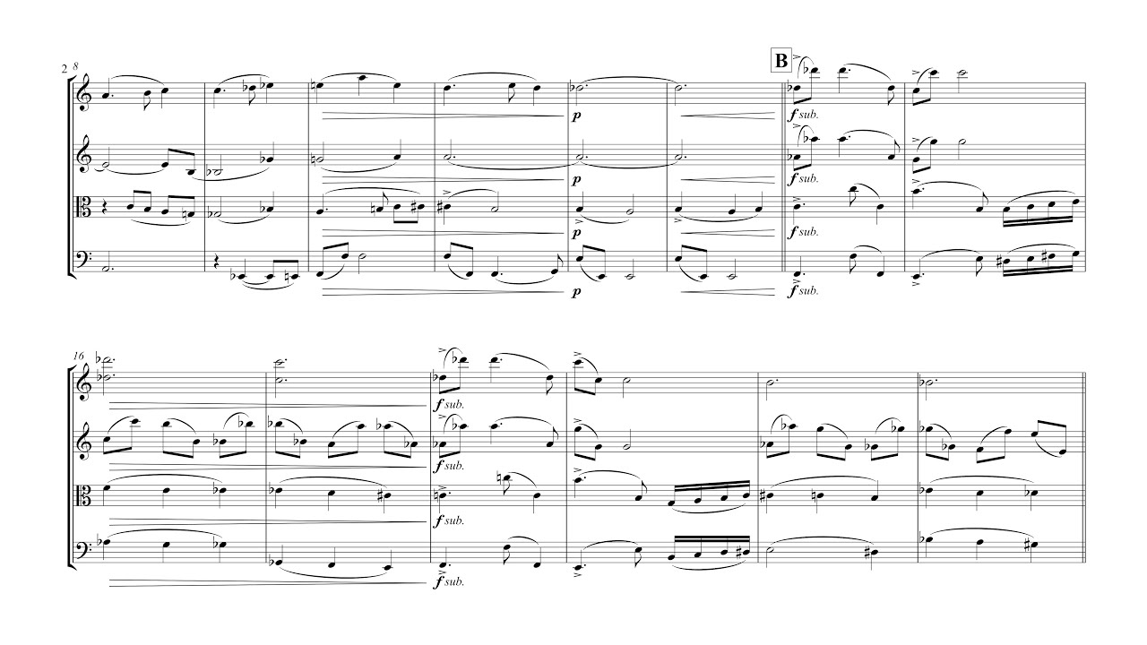 String Quartet No. 1 - III. Quasi-Waltz