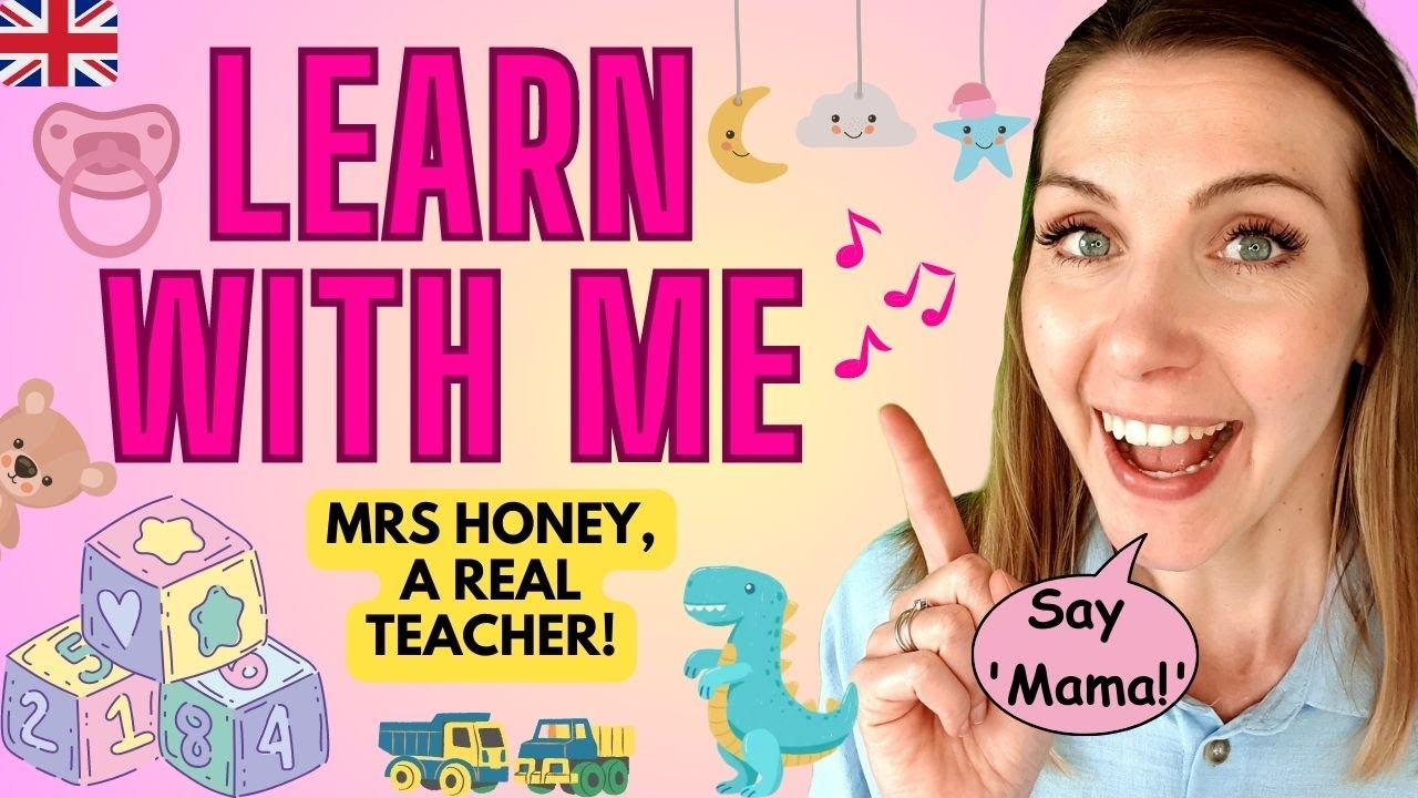 Learn Gestures, First Words and Songs For Babies and Toddlers | Baby Learning Video | Toddler Videos
