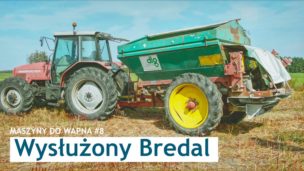 Przyczepiany Bredal sprzed lat | Maszyny do wapna #8