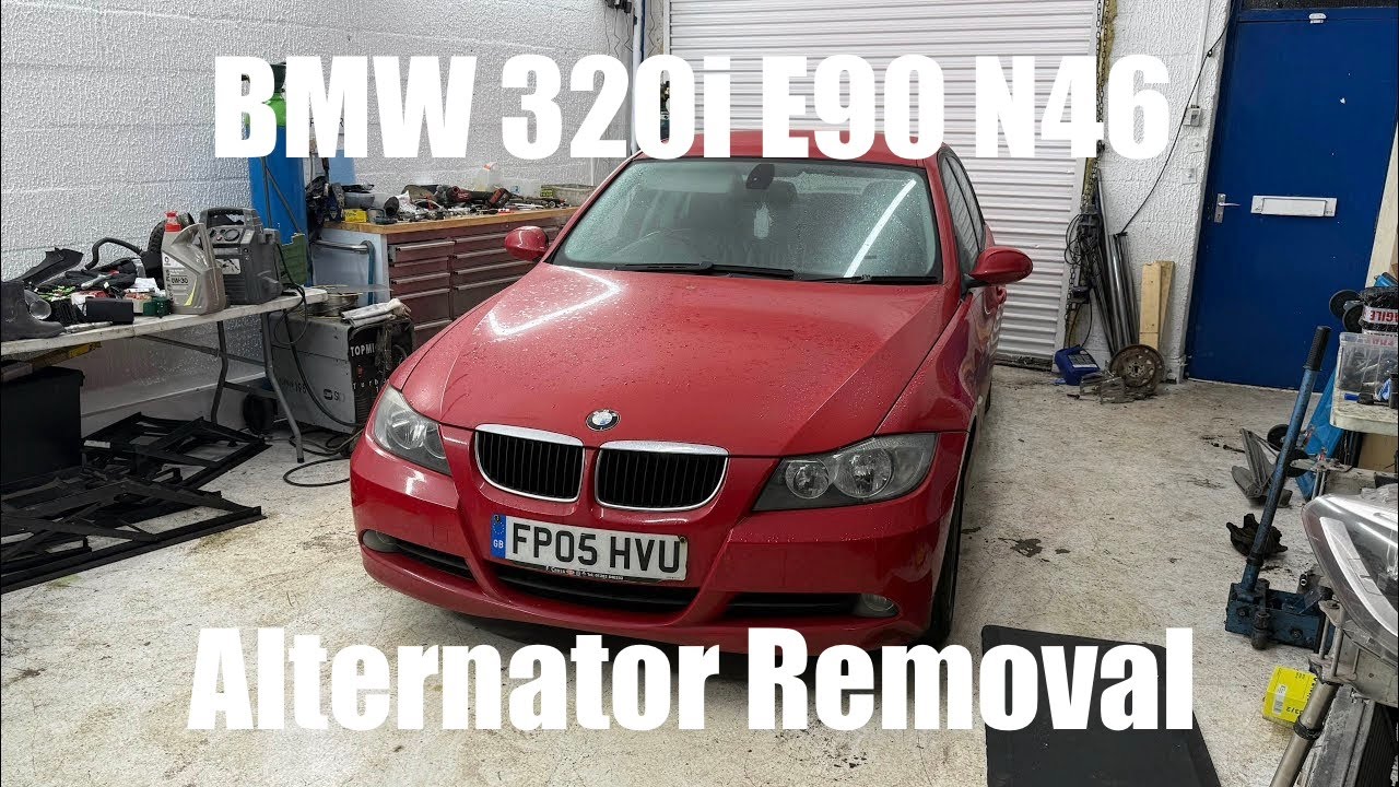 BMW 320i N46 E90 Alternator Removal - How To Change DIY