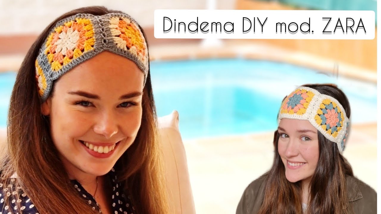 Cómo tejer a crochet DIADEMA DIY mod. Zara.