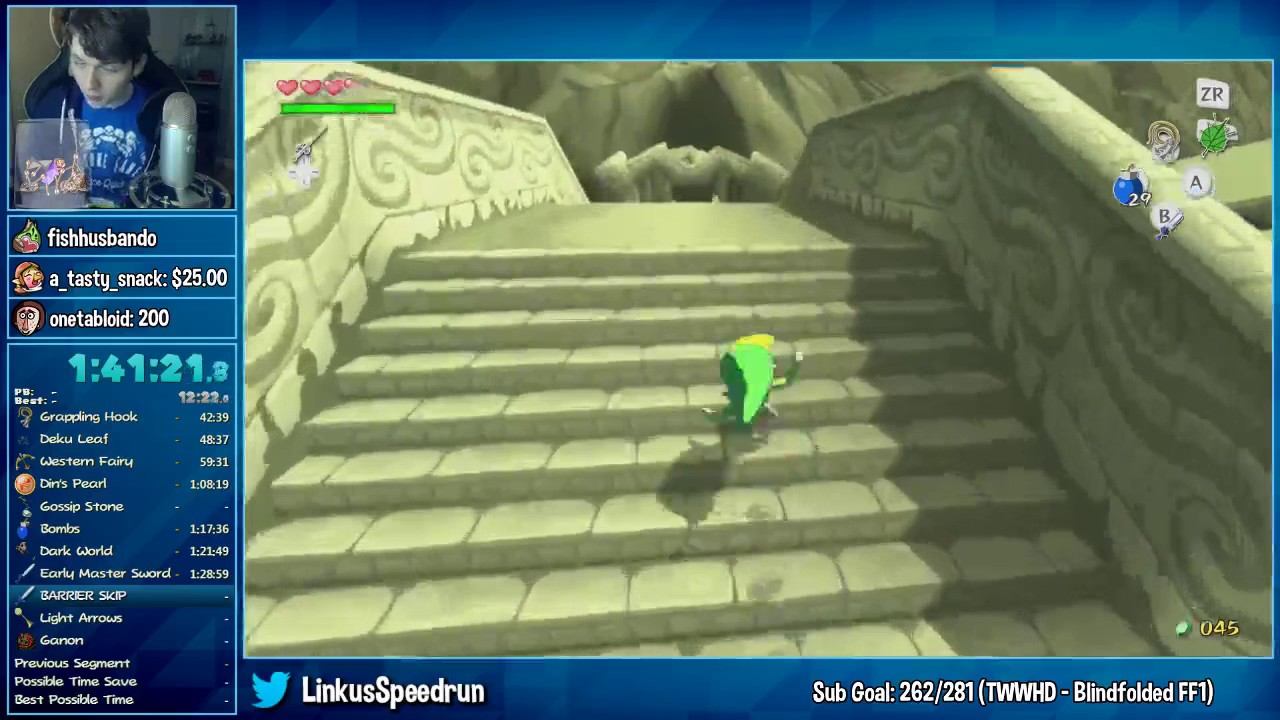 TWWHD: First Barrier Skip in a Any% Speedrun