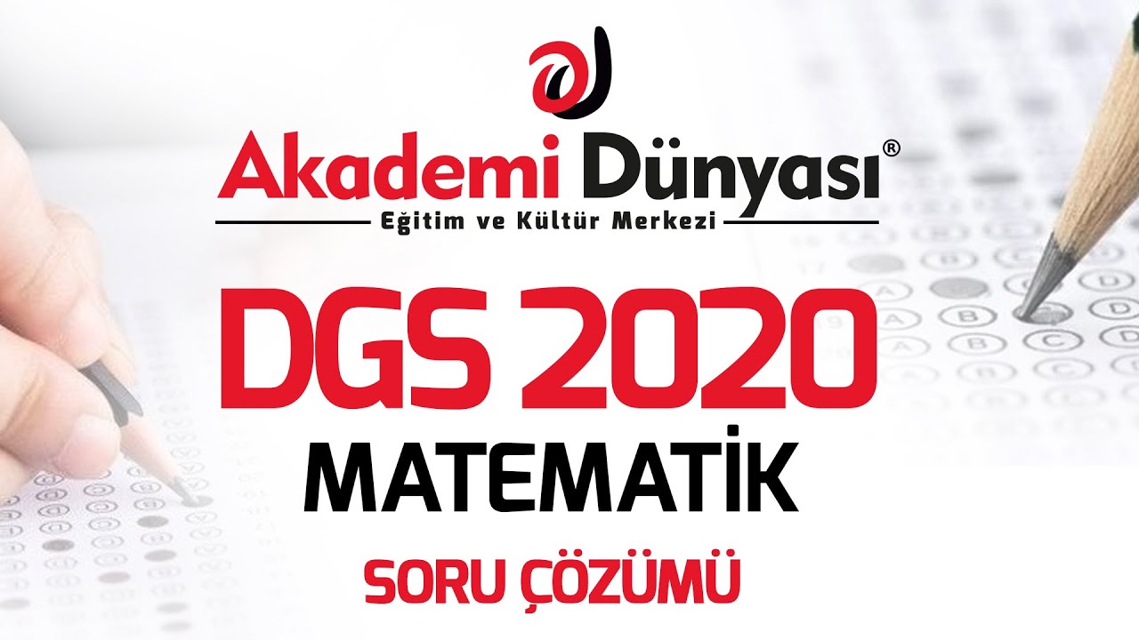 DGS 2020 | Matematik | &Ccedil;ıkmış Sınav Sorularının &Ccedil;&ouml;z&uuml;m&uuml; - 2 | Sefa Ender OTO