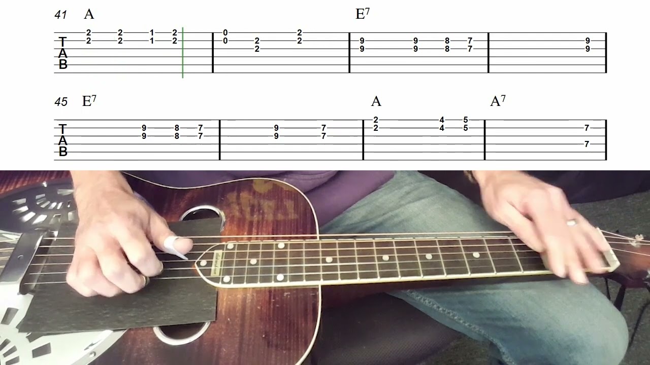 Dobro Lessons with Joe Wilson - San Antonio Rose (GBDGBD tuning)