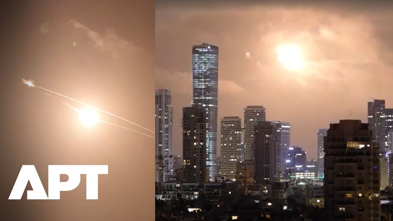 WATCH | Iran’s Missile Blitz and Iron Dome Interceptions in Heart of Israel | APT