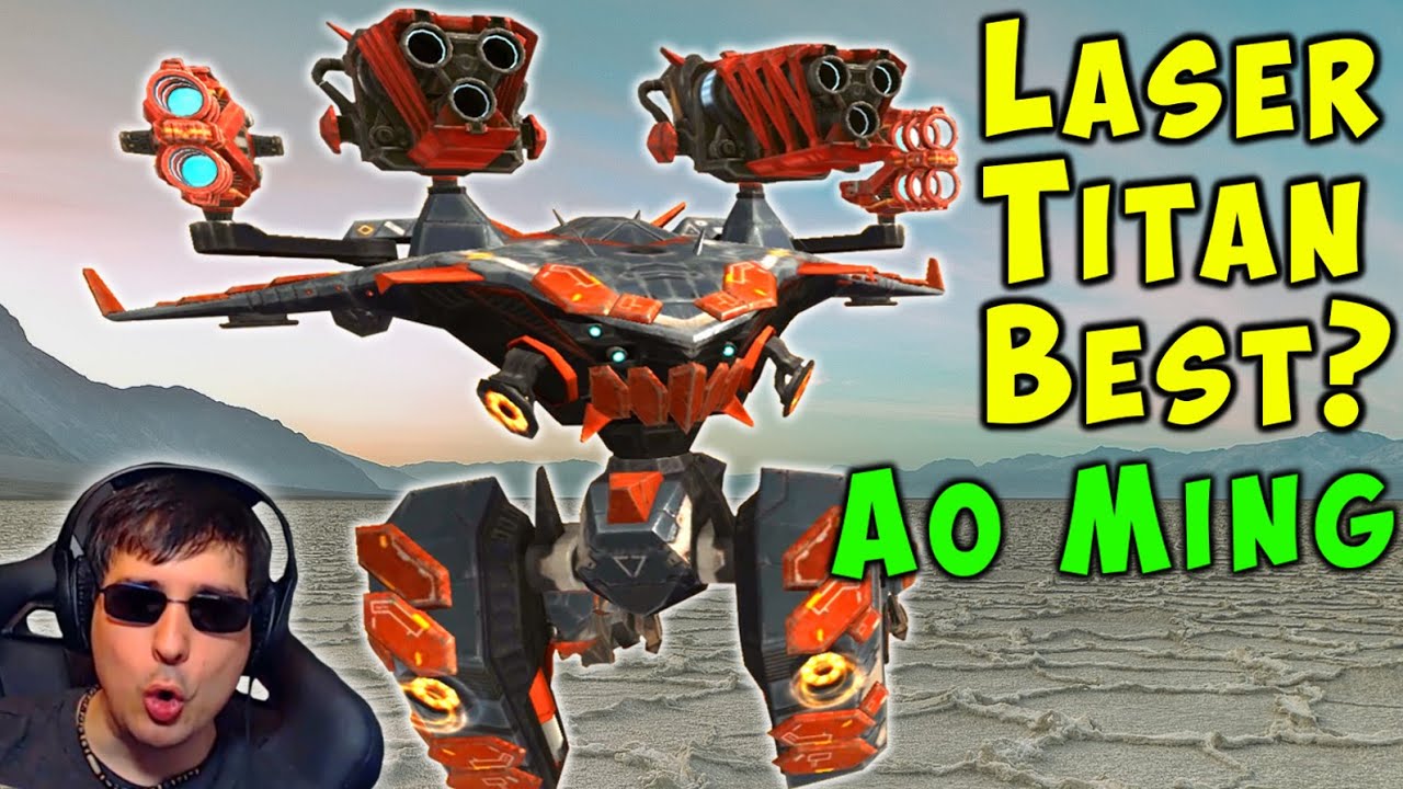 ЛУЧШИЙ ТИТАН? Лазерный АО МИНГ: мощный удар — War Robots 5.6 Gameplay WR