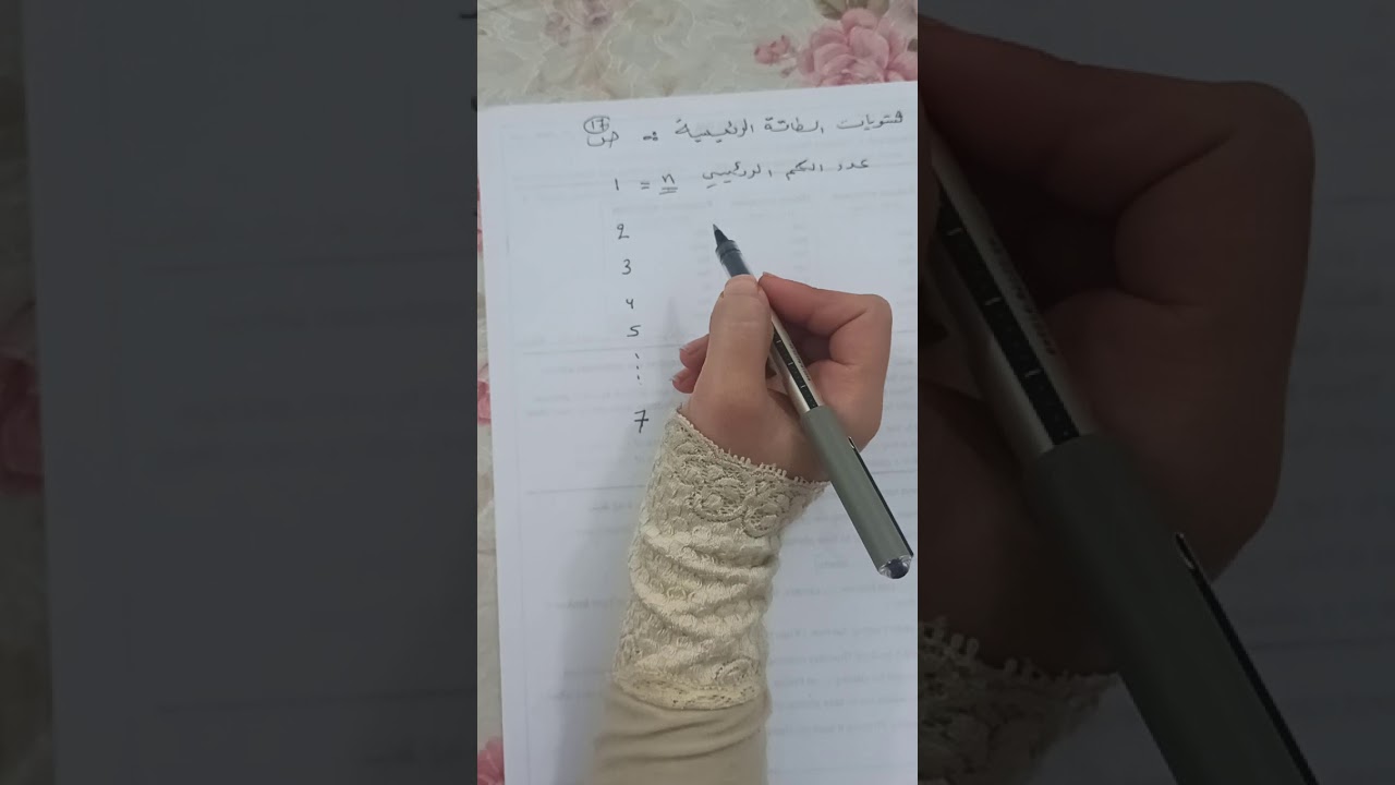 الصف الثالث متوسط مستويات الطاقة الرئيسية