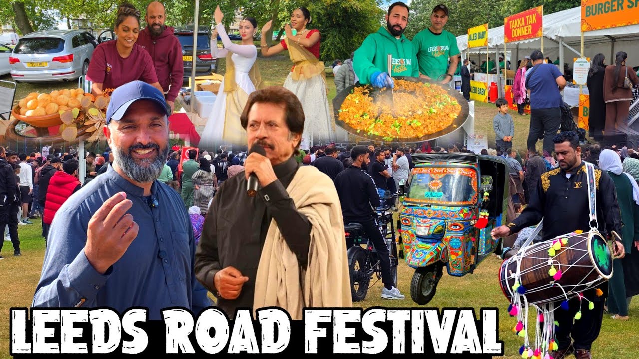 UK Goes Desi! 🇵🇰🎉 Street Food Madness & Cultural Beats | Leed Road Festival 2025
