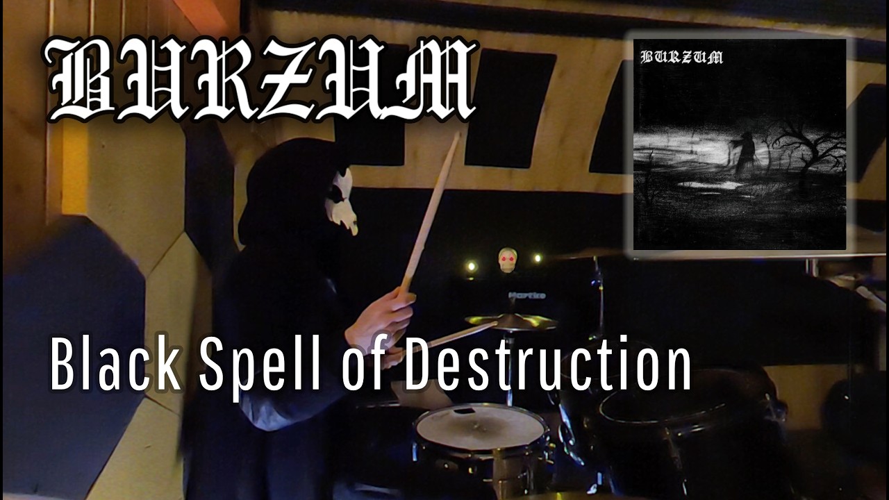 Burzum - Black Spell Of Destruction (drum cover)
