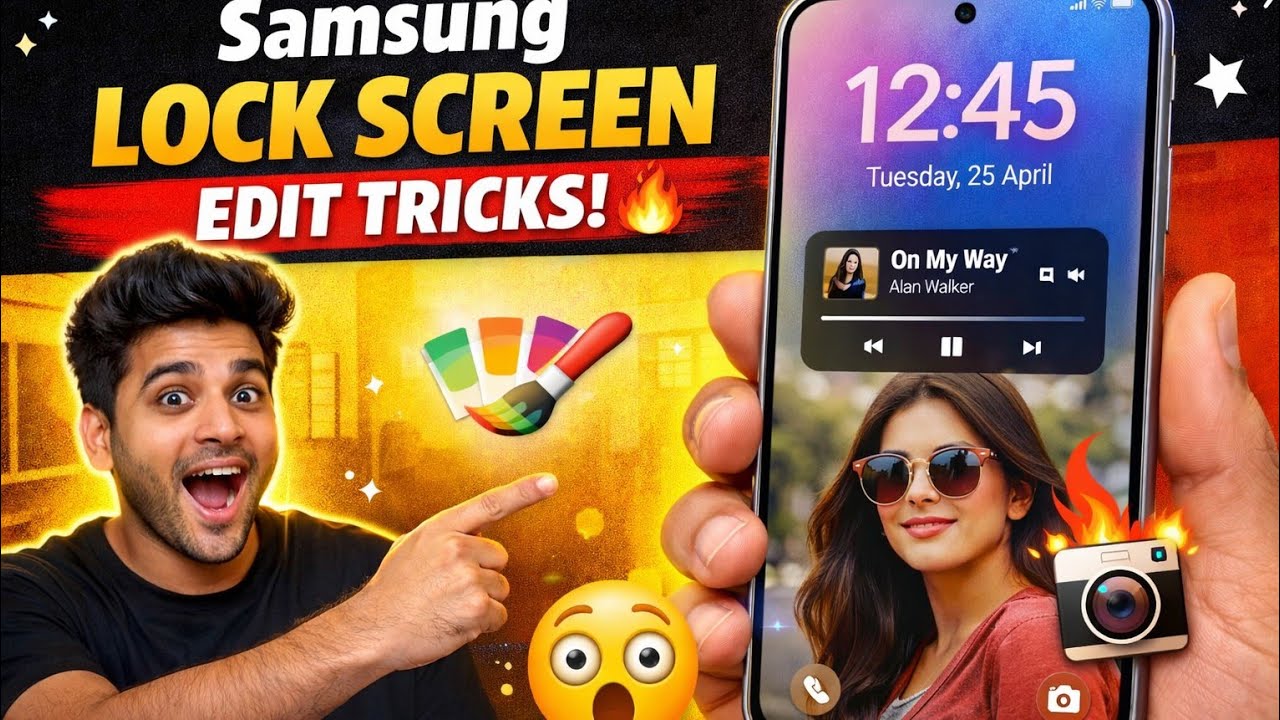 Samsung Lock Screen Customization Full Guide 2026 🔥 #androidtricks 