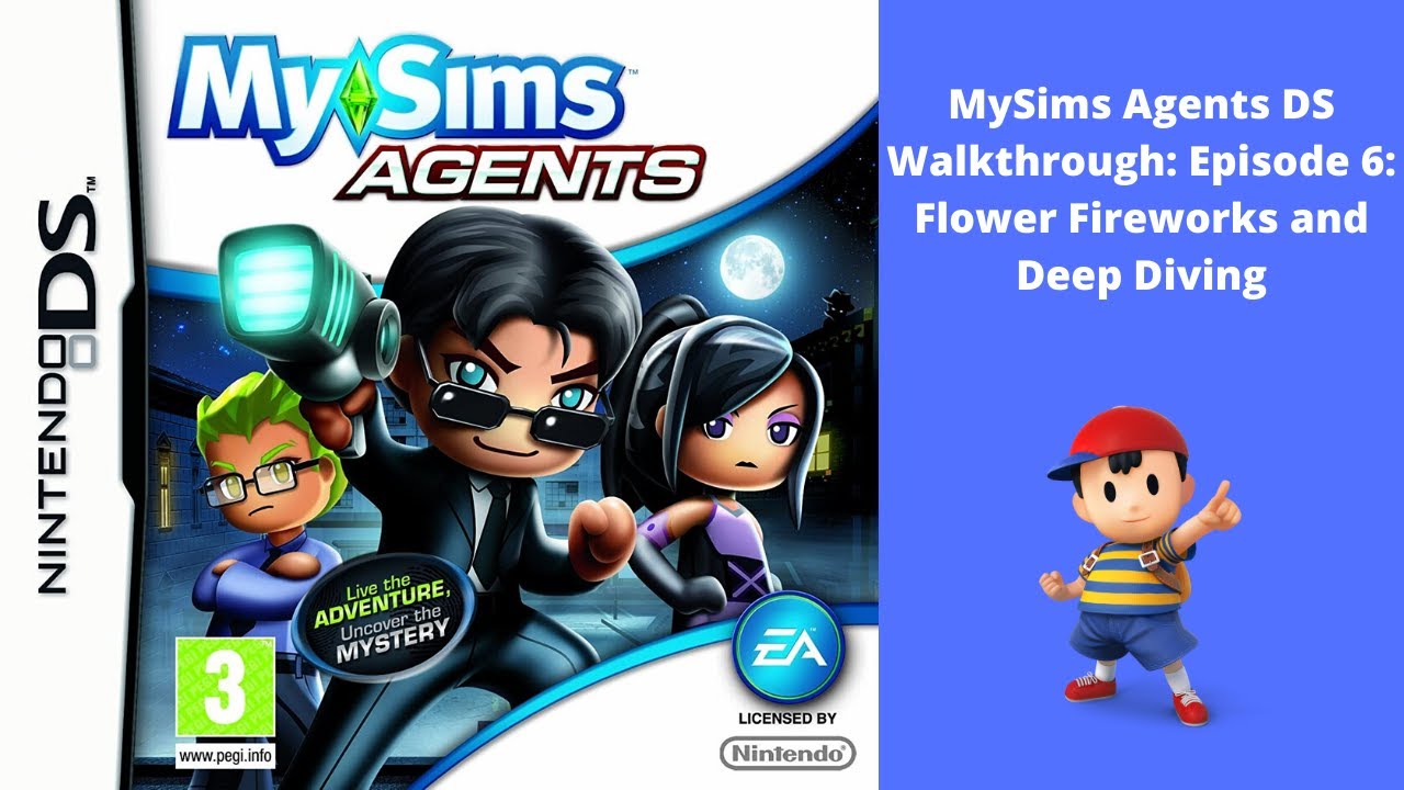 MySims Agents DS Walkthrough: Episode 6: Flower Fireworks and Deep Diving