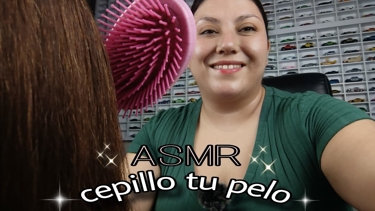Te cepillo el cabello 💇 y te hago cariñitos🩷 ASMR roleplay #asmr #roleplay