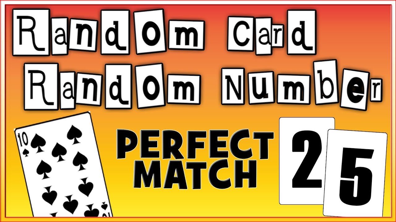 Random Number | Random Card | Perfect Match - Concatenate | Magic Card Trick