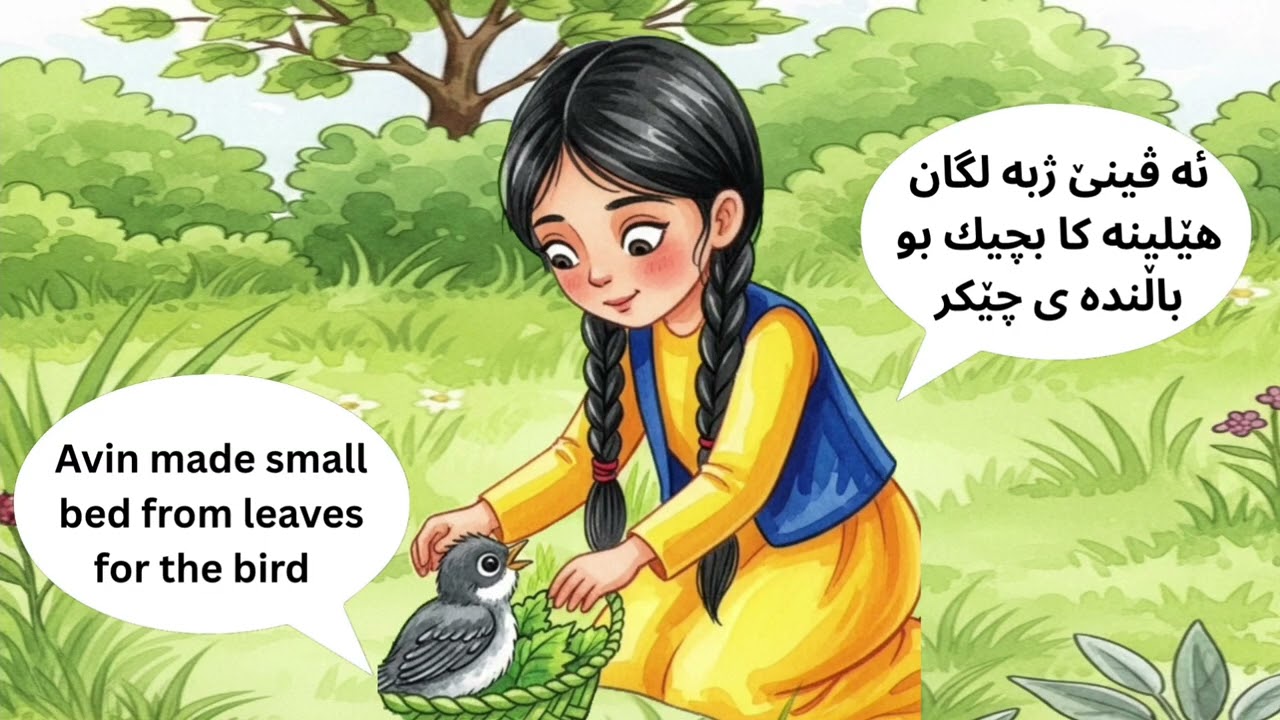(Kurdish Behdini children story) about feelings 004 