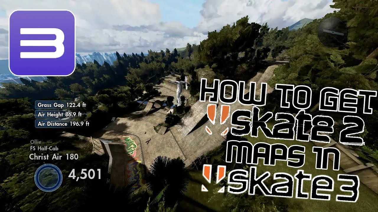 Как получить карты Skate 2 в Skate 3 + Мои настройки (руководство по RPCS3)