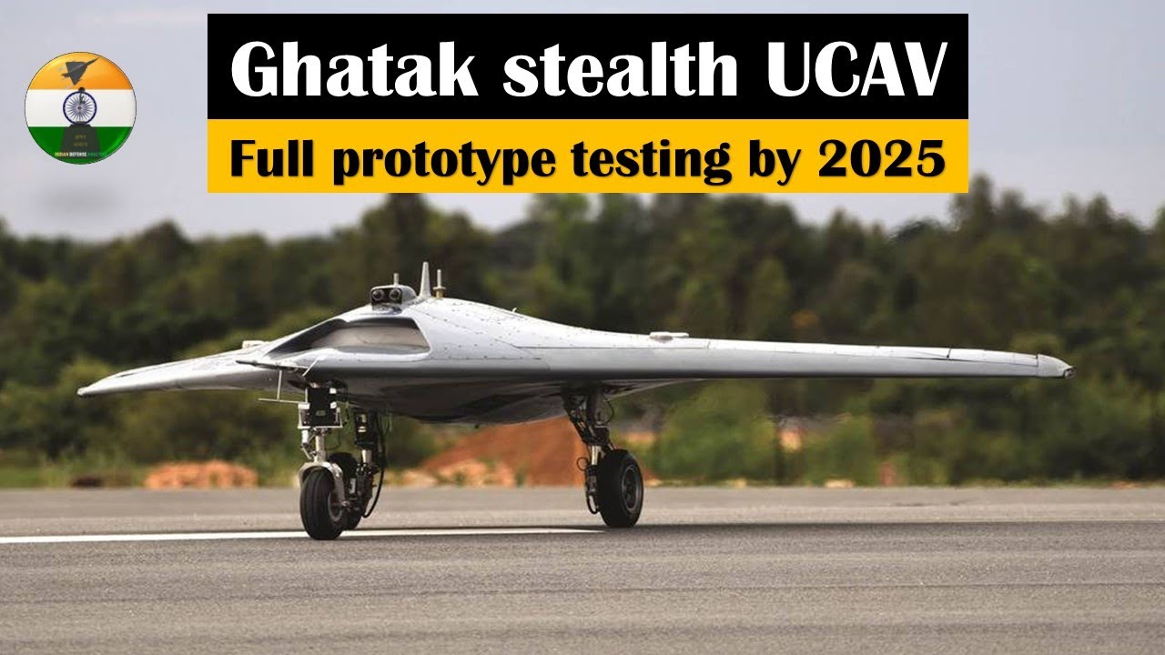 The full-scale prototype of the Ghatak UCAV will be put under test by the end of 2025 #drdo