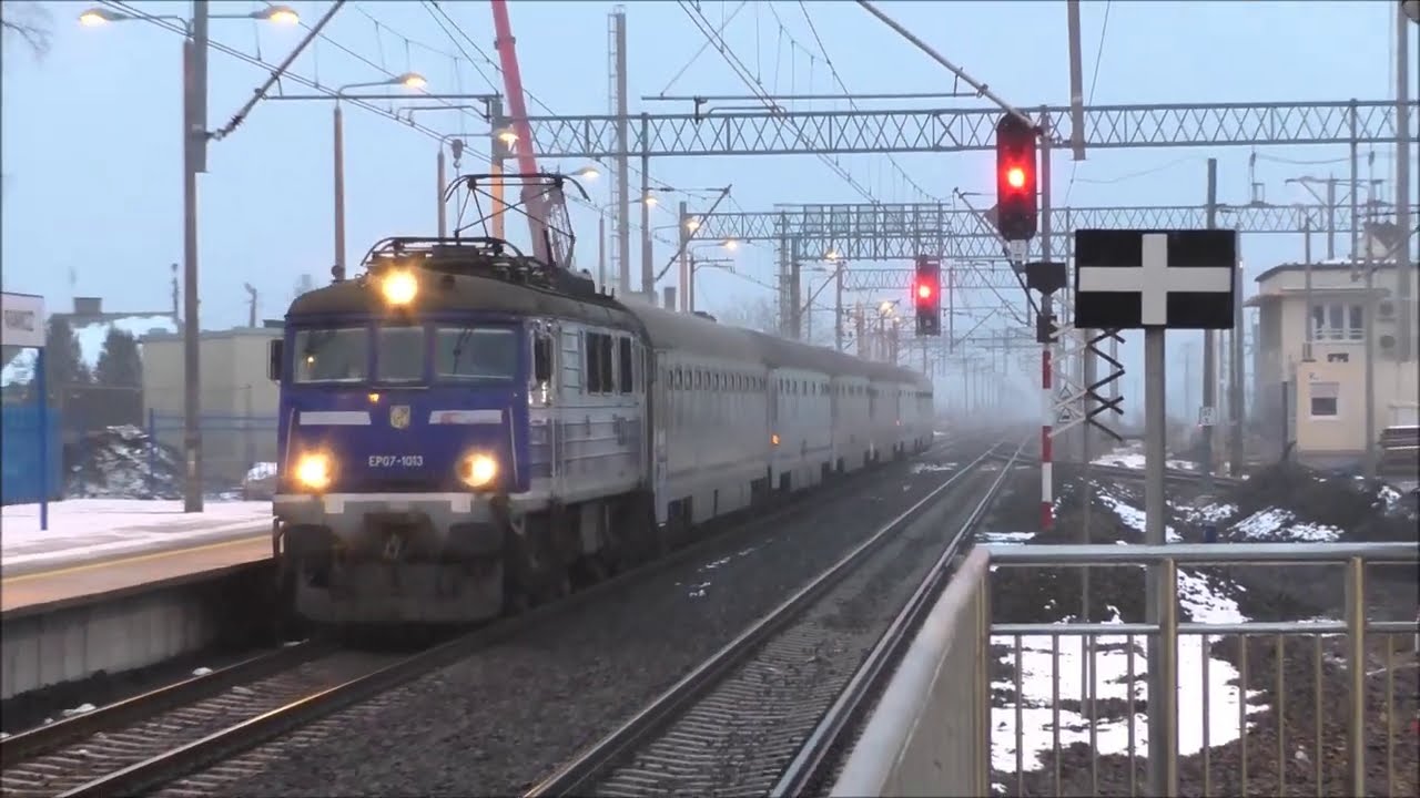 Pociągi w Rawiczu 12.01.2021r.