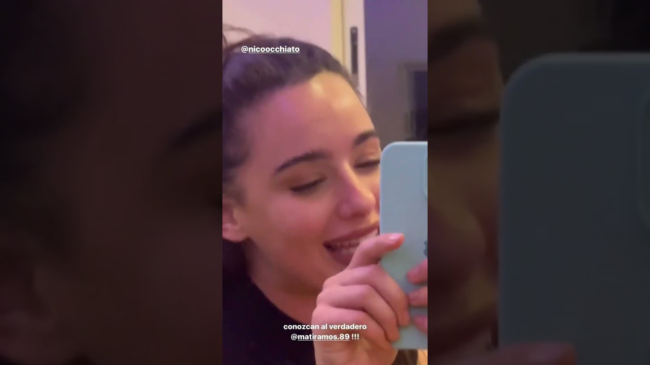 Insta Storie || Nico Occhiato y Flor Jazmín Ensayando para el Luna Park con su coach Mati Ramos
