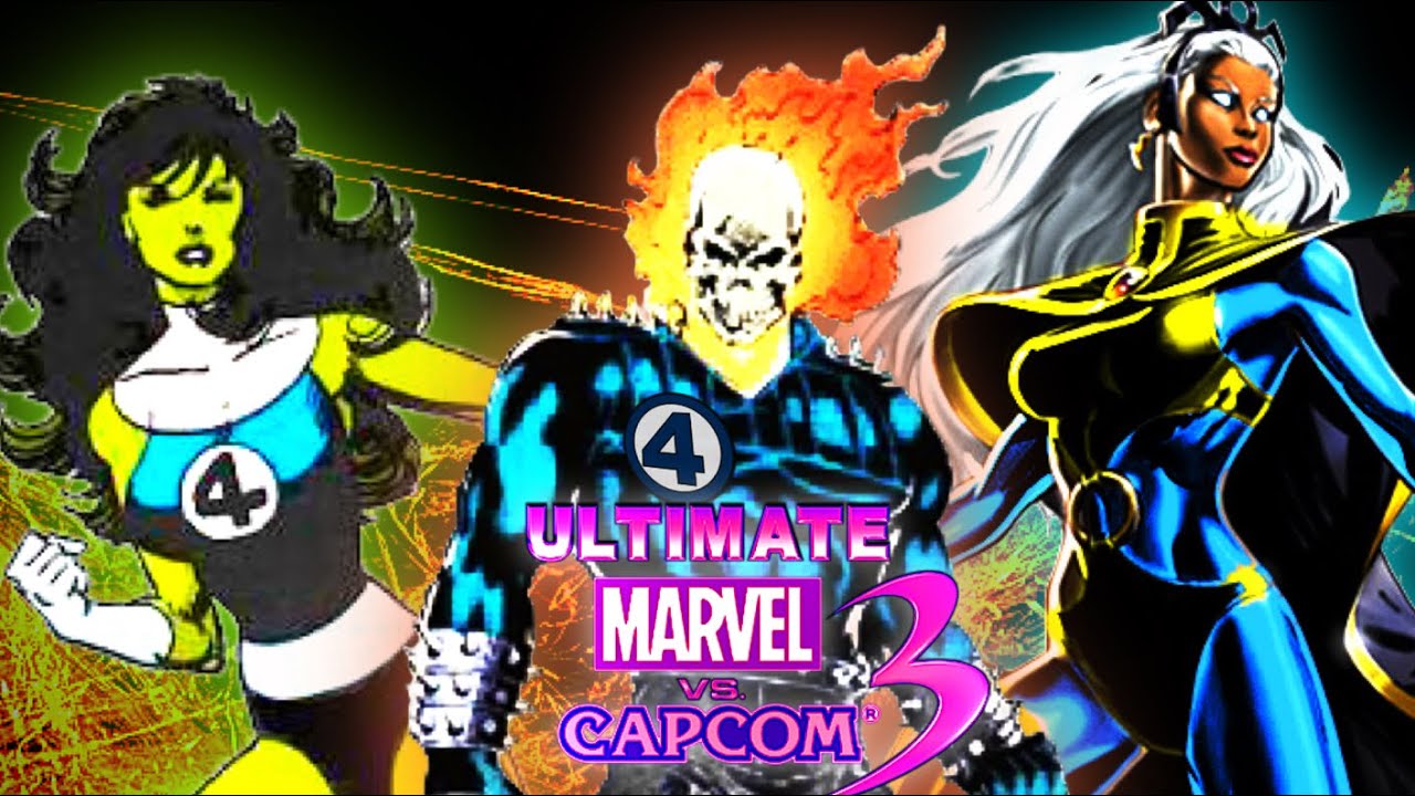 Ghost Rider, She-Hulk, & Storm | Ultimate Marvel Vs. Capcom 3