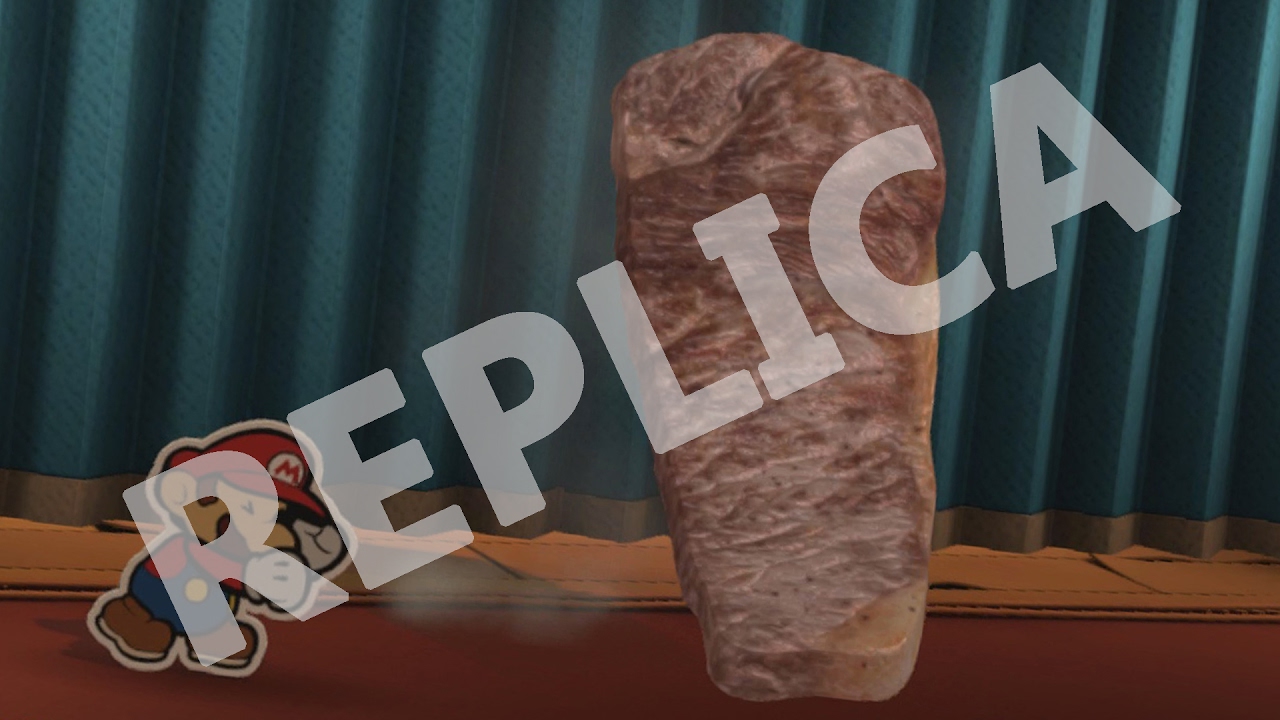Cooking a Steak with Replicas - Paper Mario: Color Splash