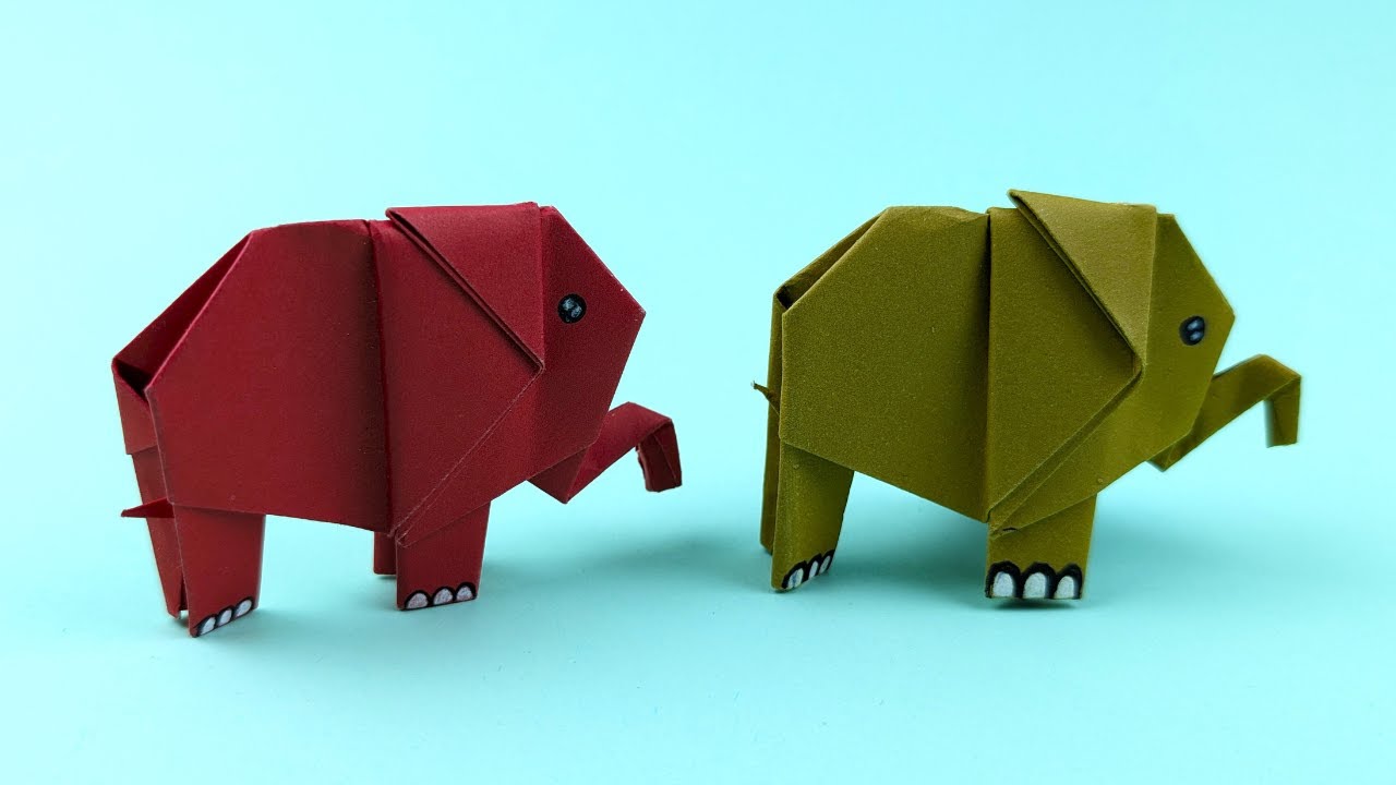 Comment Faire un Éléphant en Origami - Tutoriel Facile