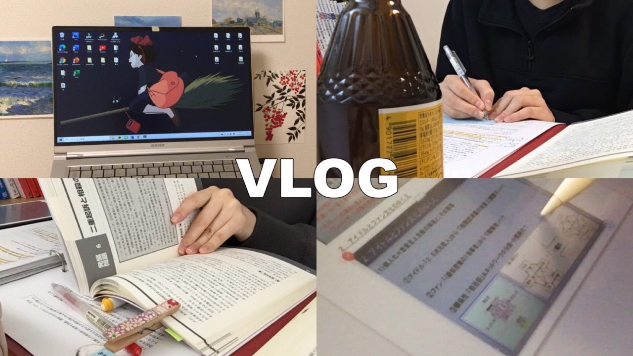 Eng)VLOG.法学部勉強ブイログ🍑あっという間に過ぎた１２月 Japanese law student's vlog