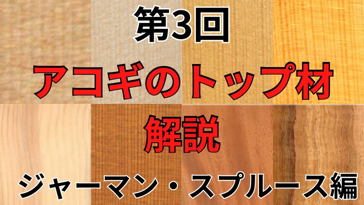 【徹底解説】フィンガースタイルギタリスト御用達のトップ材を語る！【ジャーマン・スプルース】