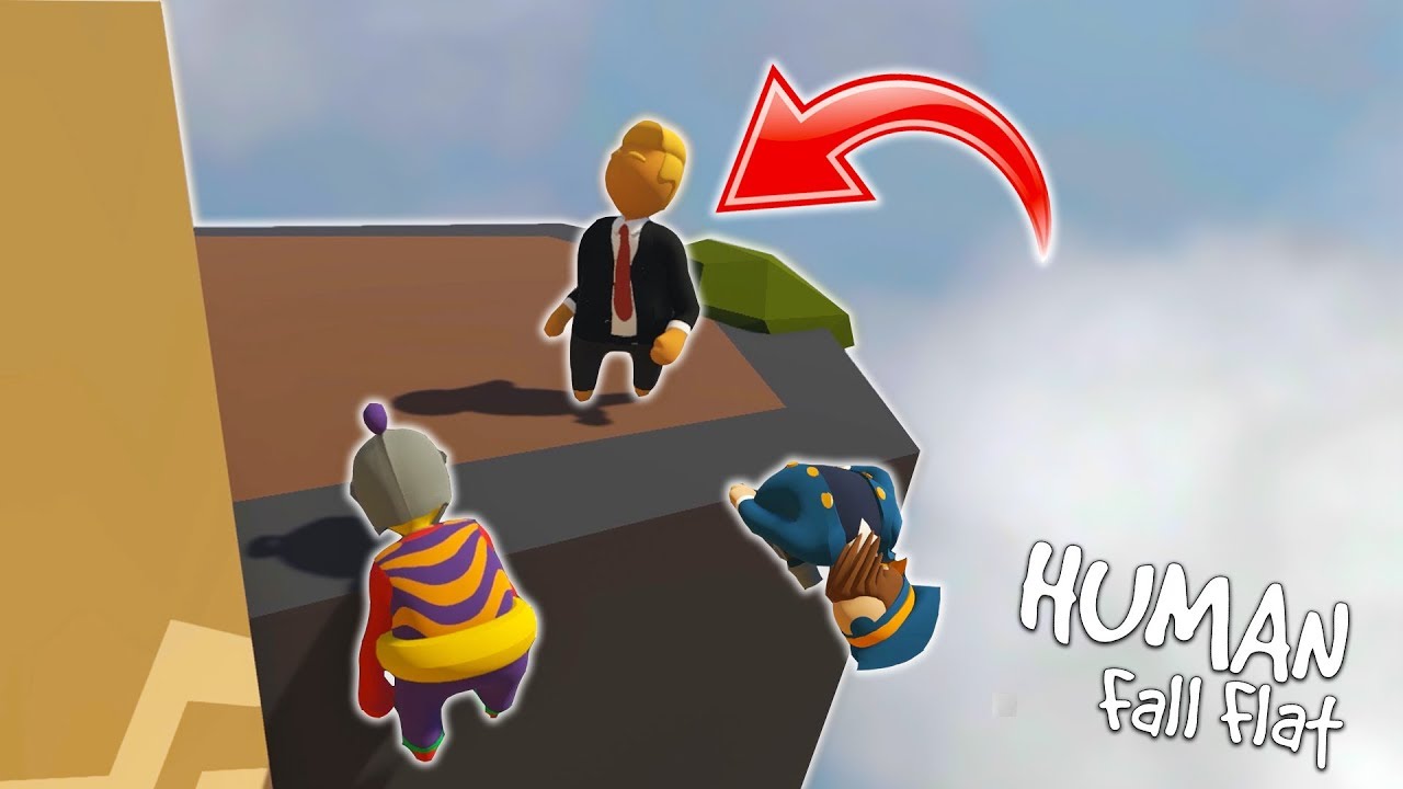 DONALD TRUMP JOINED OUR GAME! (Human Fall Flat)
