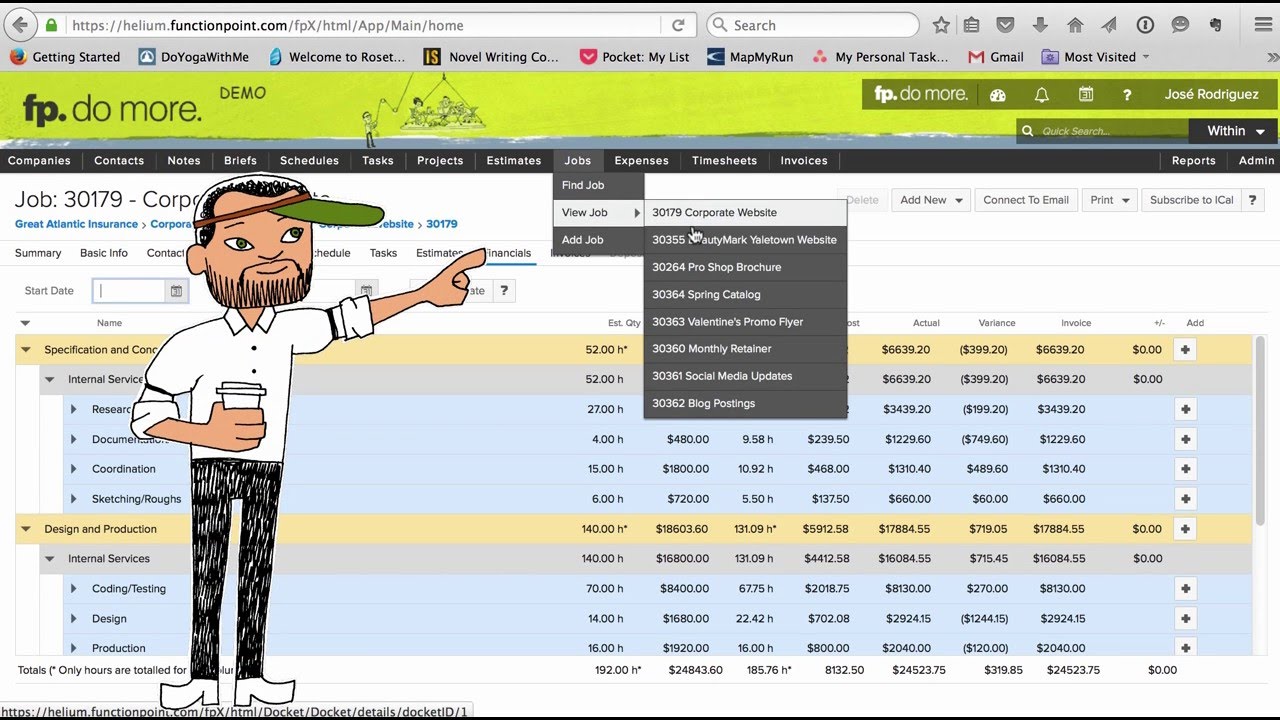 A Day in the Life of an Accountant Workflow 5: Time and Materials, Accrual Accounting