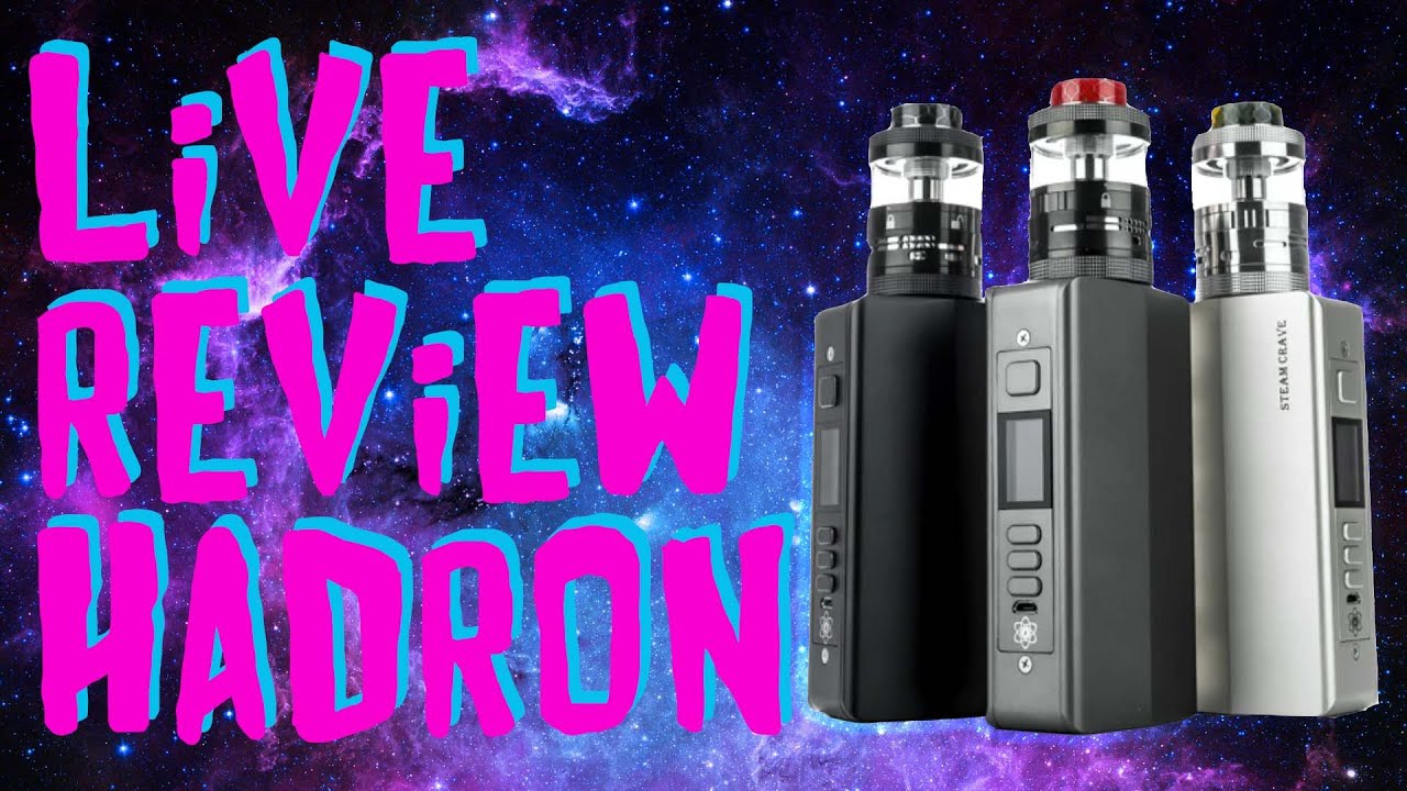 Steam Crave Hadron Pro + Ragnar Tank LIVE Review & Build True 400 WATTS!!!