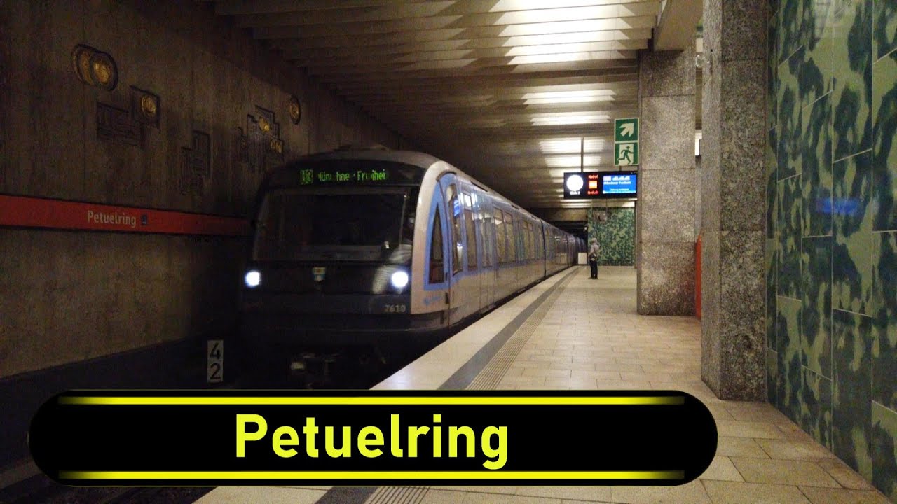 U-Bahn Station Petuelring - Munich 🇩🇪 - Walkthrough 🚶