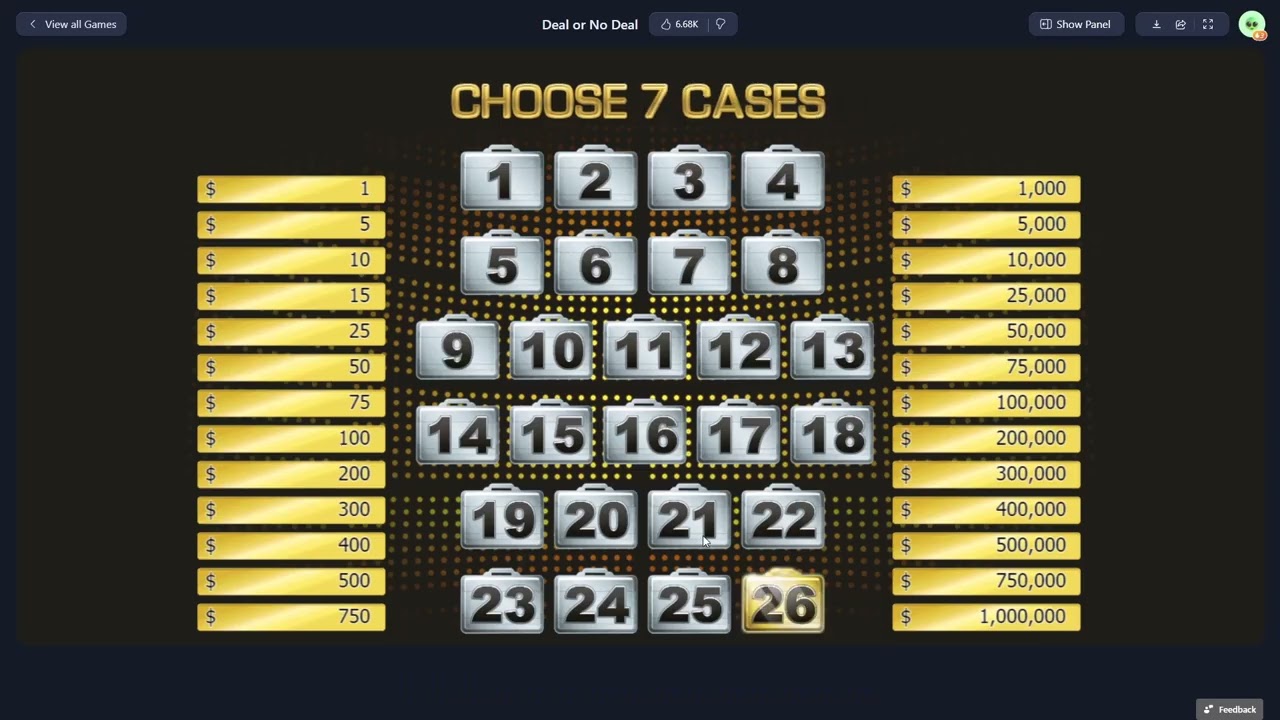 Deal or No Deal - MSN Games [GamesPlayingNow]