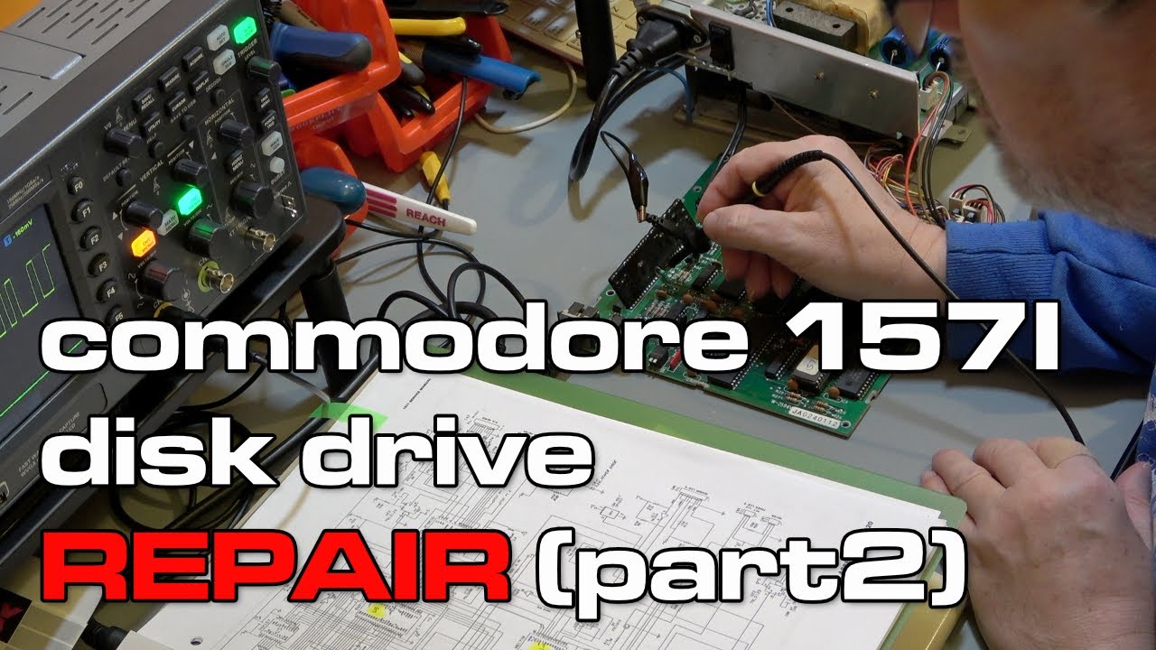 Commodore 1571 Disk Drive Repair Part 2
