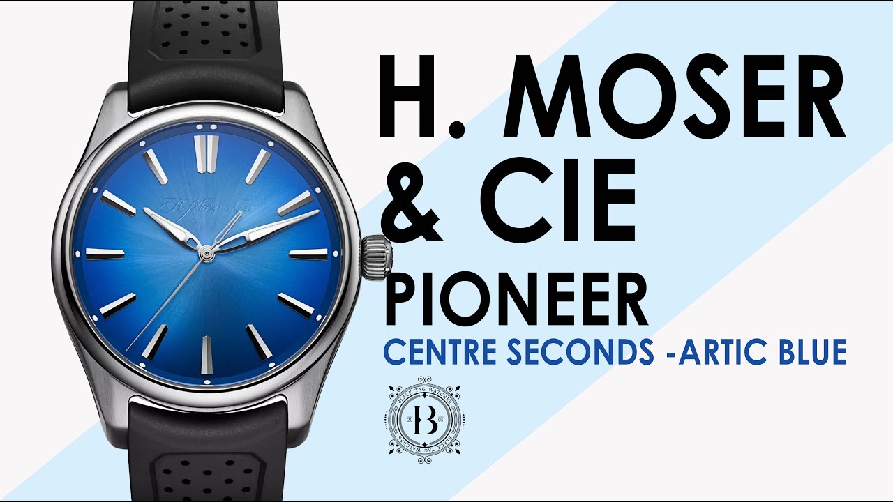 H. Moser & Cie Pioneer Centre Seconds Artic Blue Fume 3200-1217