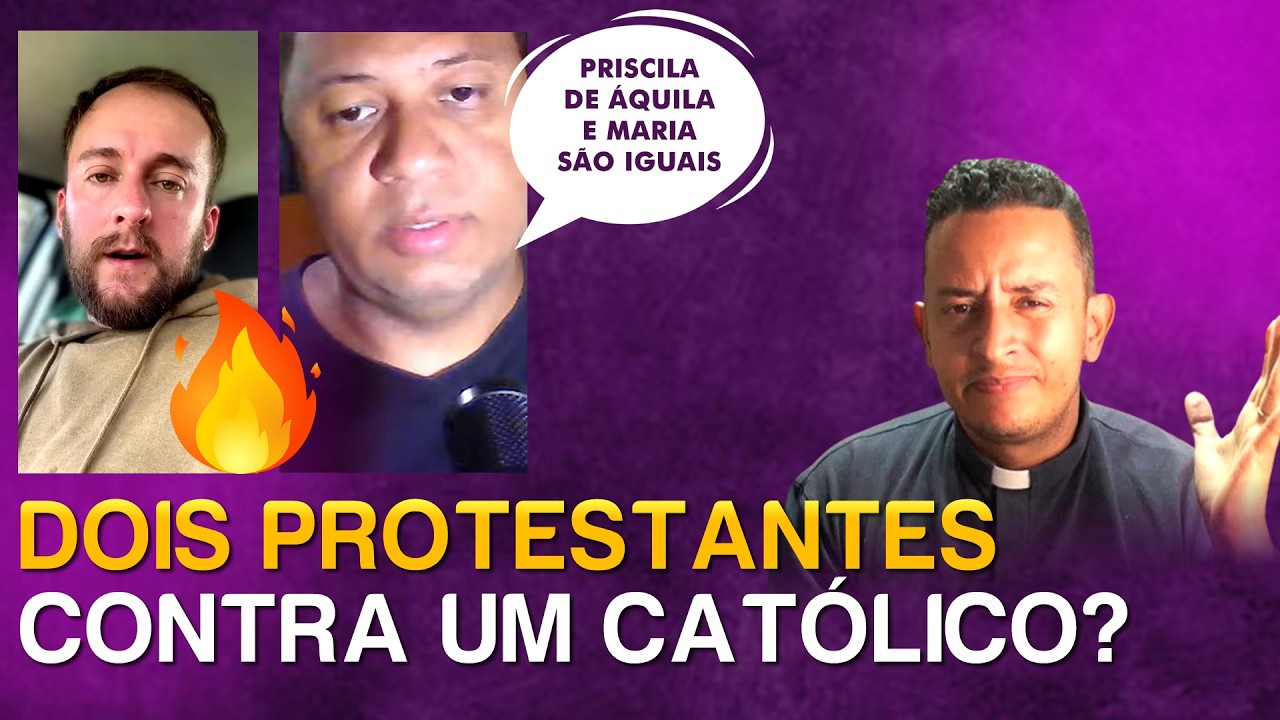 DEBATE! REFUTANDO DOIS PROTESTANTES NO MESMO VÍDEO
