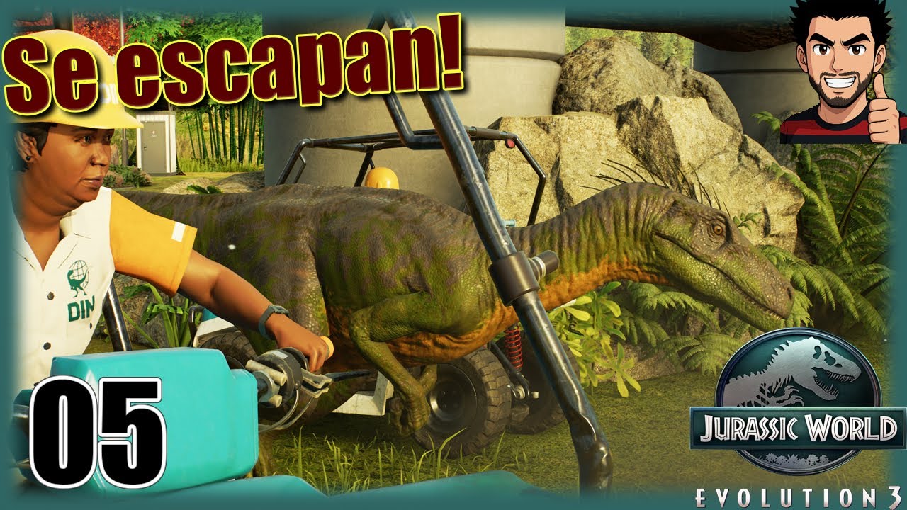 Pánico en el Parque Los Dinosaurios Rompen el Control!  Jurassic World Evolution 3 Español