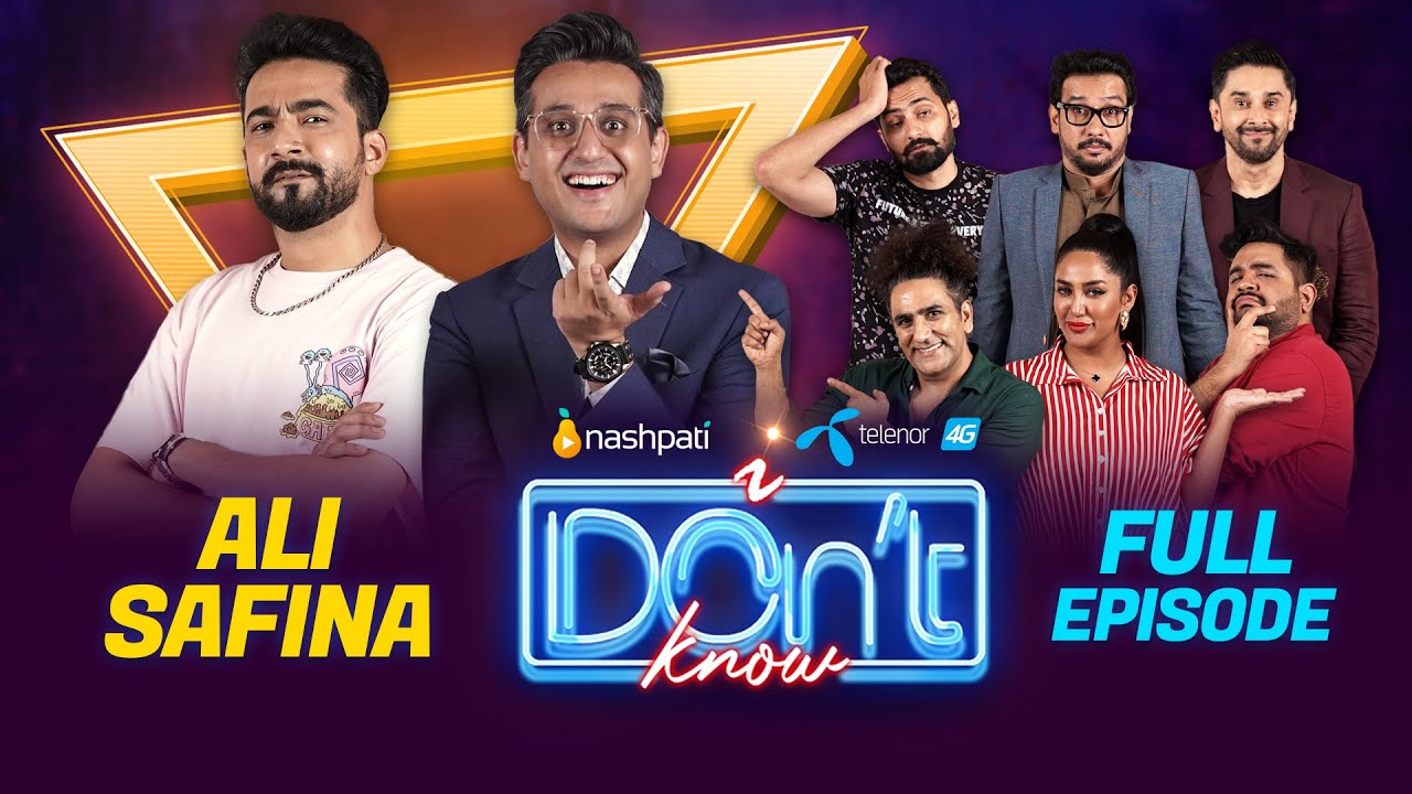 I Don't Know Presented By Telenor 4G | Ali Safina | Syed Shafaat Ali | Nashpati Prime