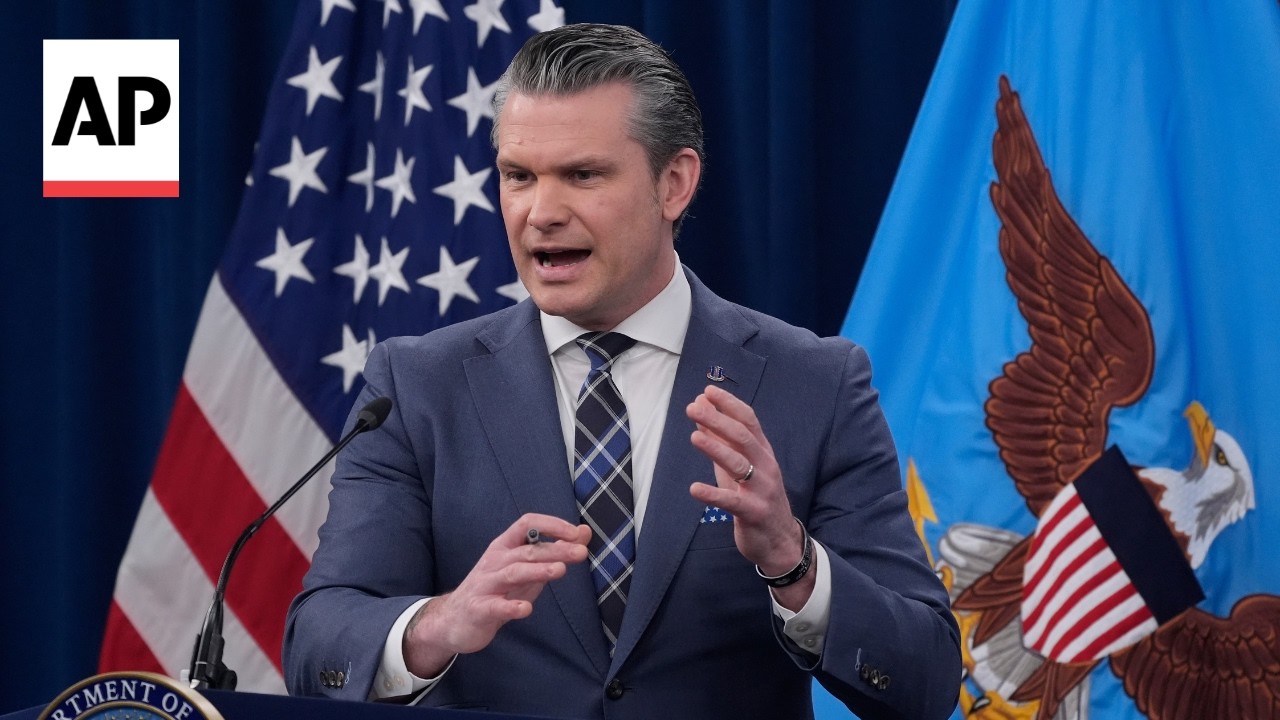 Pete Hegseth says the US military 'controls the fate' of Iran