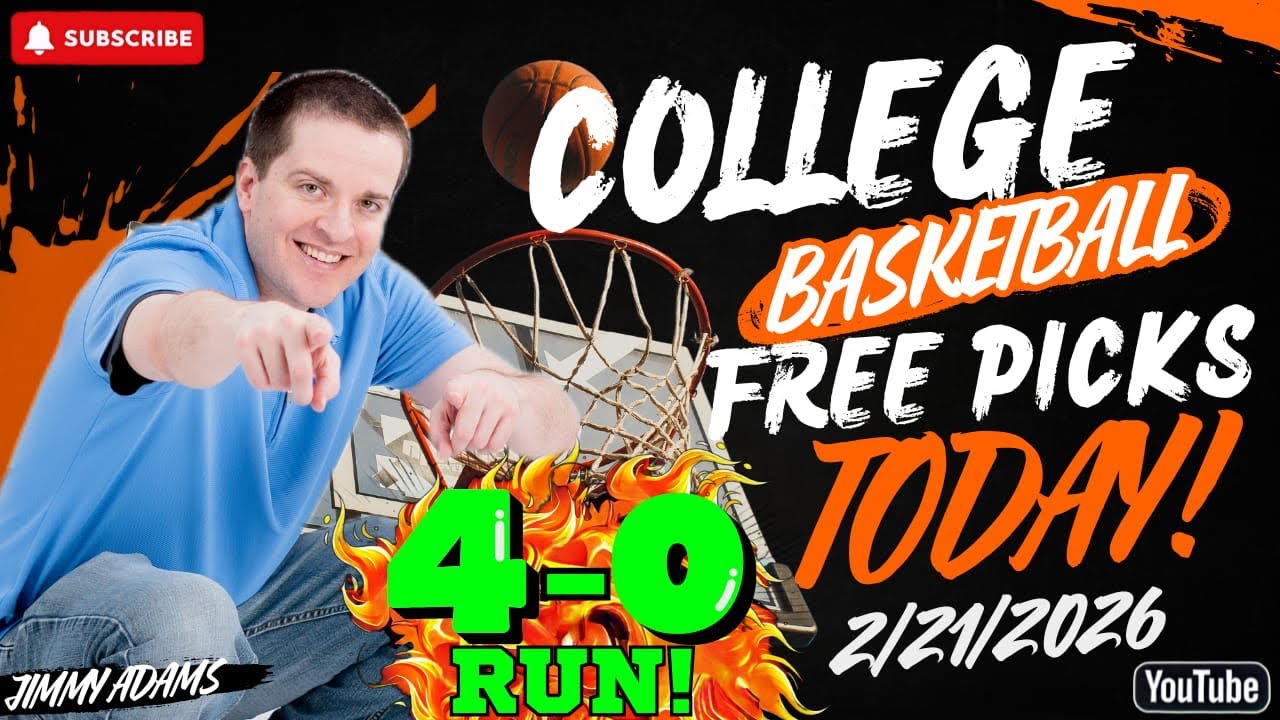 College Basketball Picks and Predictions Today! CBB Best Bets and Free Picks Saturday 2/21/2026