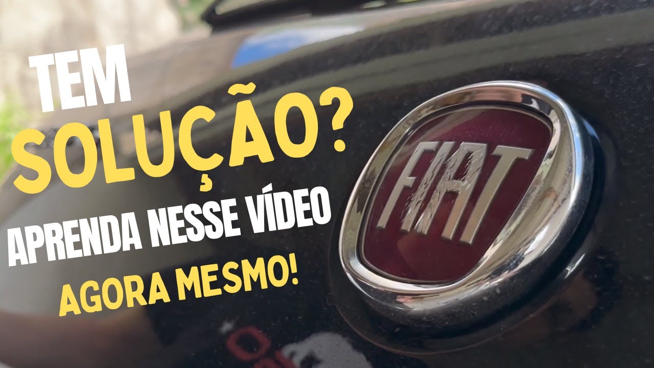 EMBLEMAS DANIFICADOS, COMO SOLUCIONAR ECONOMIZANDO DINHEIRO! fiat punto, palio, linea entre outros.